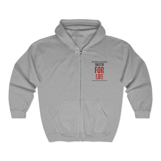 Skater for Life Unisex Zip Hooded Sweatshirt