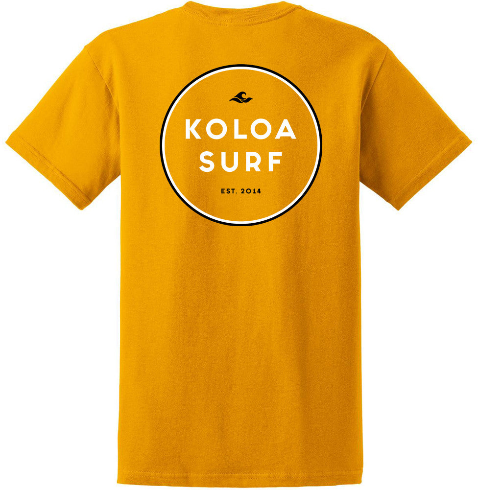 The Koloa Original Circle Heavyweight T-Shirt- Black