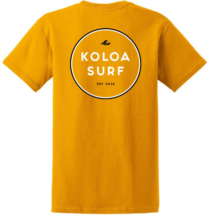 The Koloa Original Circle Heavyweight T-Shirt- Black