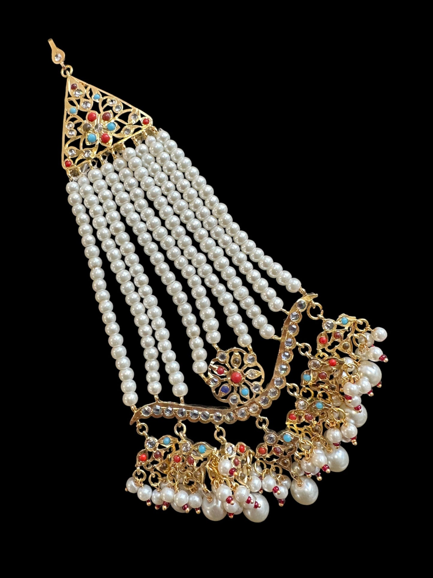 DJHR111 Diya jhoomar in navratan   ( READY TO SHIP )
