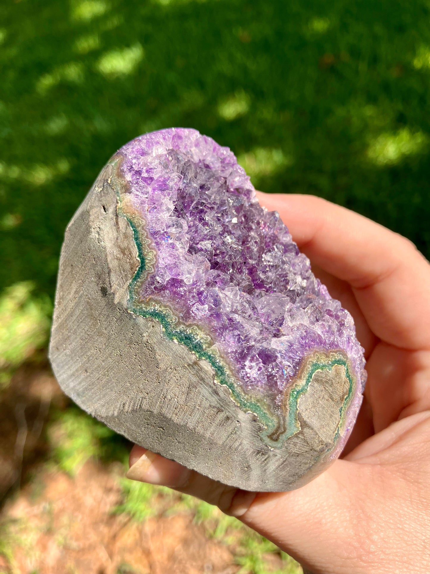 Amethyst High Quality Cut Base