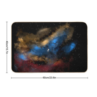 Star Trek - Boldy Going Digital Painting - StarTrek Bath Mat