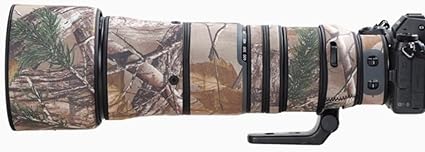 Waterproof Camera Lens Coat for Nikon Z 180-600mm F/5.6-6.3 VR, Camera Camouflage Rain Covers Lens Protective Sleeve (Jungle Camouflage)