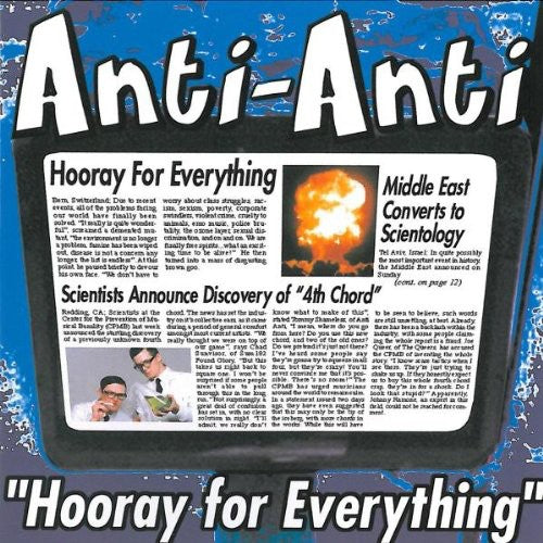 Anti-Anti - Horray for Everything Music CD