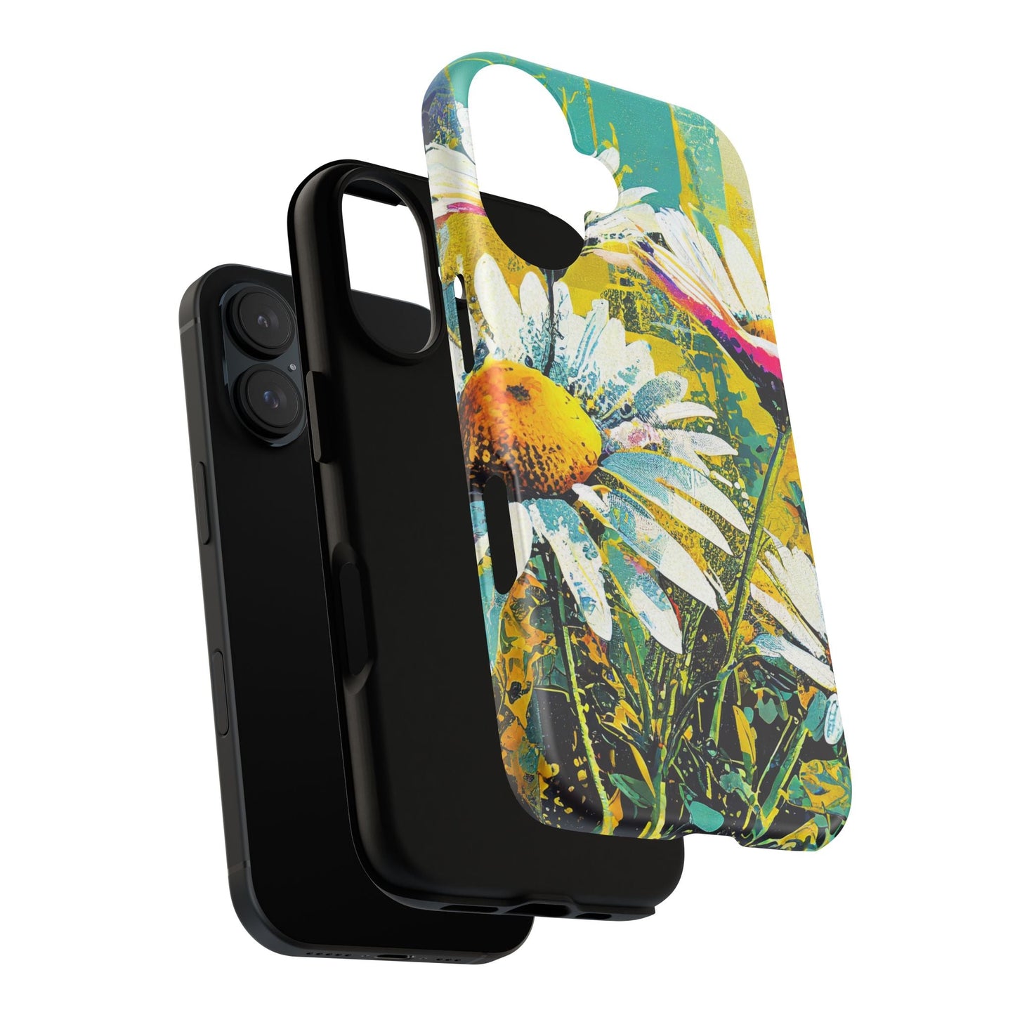 Colorful Daisy Floral Tough Phone Case