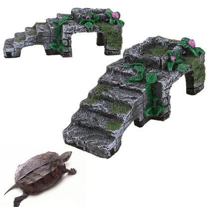 Mossy Rock Bridge Climbing Platform & Feeding Station