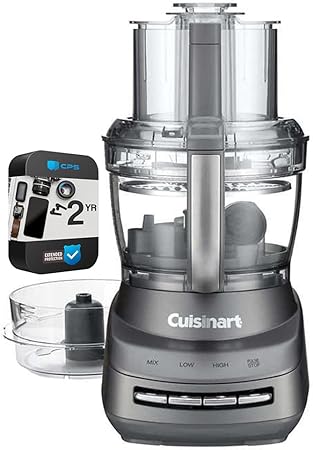 Cuisinart FP-130 Core Custom 13-Cup Food Processor Stainless Steel (Renewed) Bundle with 2 YR CPS Enhanced Protection Pack