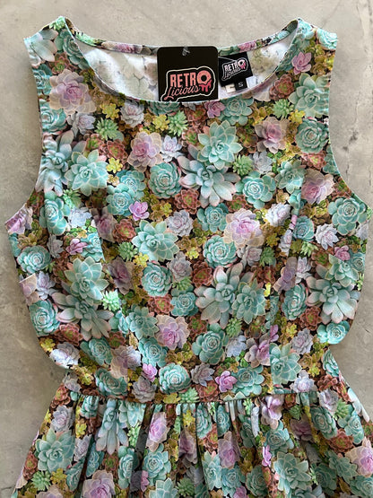 Succulent Vintage Dress - XS only, 1 left! - Triathlete Store