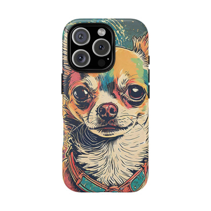 Abstract Chihuahua Tough Phone Cases