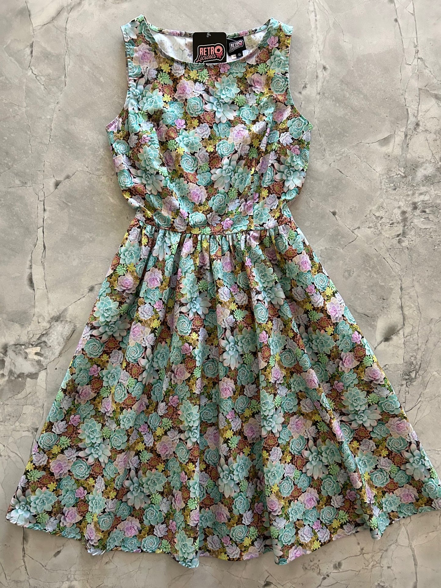 Succulent Vintage Dress - XS only, 1 left! - Triathlete Store