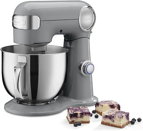 Cuisinart SM-50GRFR Precision Master 5.5-Quart 12-Speed Stand Mixer, Dove Gray - Certified Refurbished
