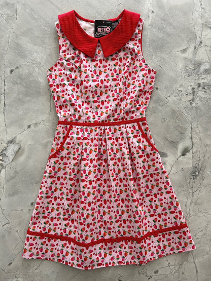 Berry Cherry Collared Dress
