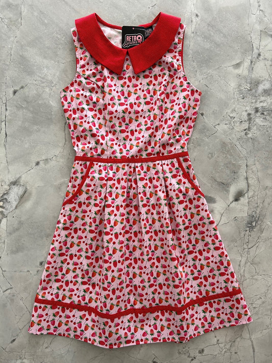 Berry Cherry Collared Dress