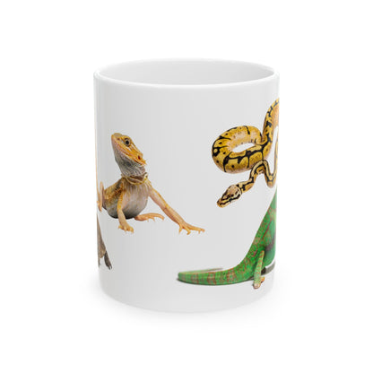 Scaly Companions Ceramic Reptile Mug (11 oz & 15 oz)
