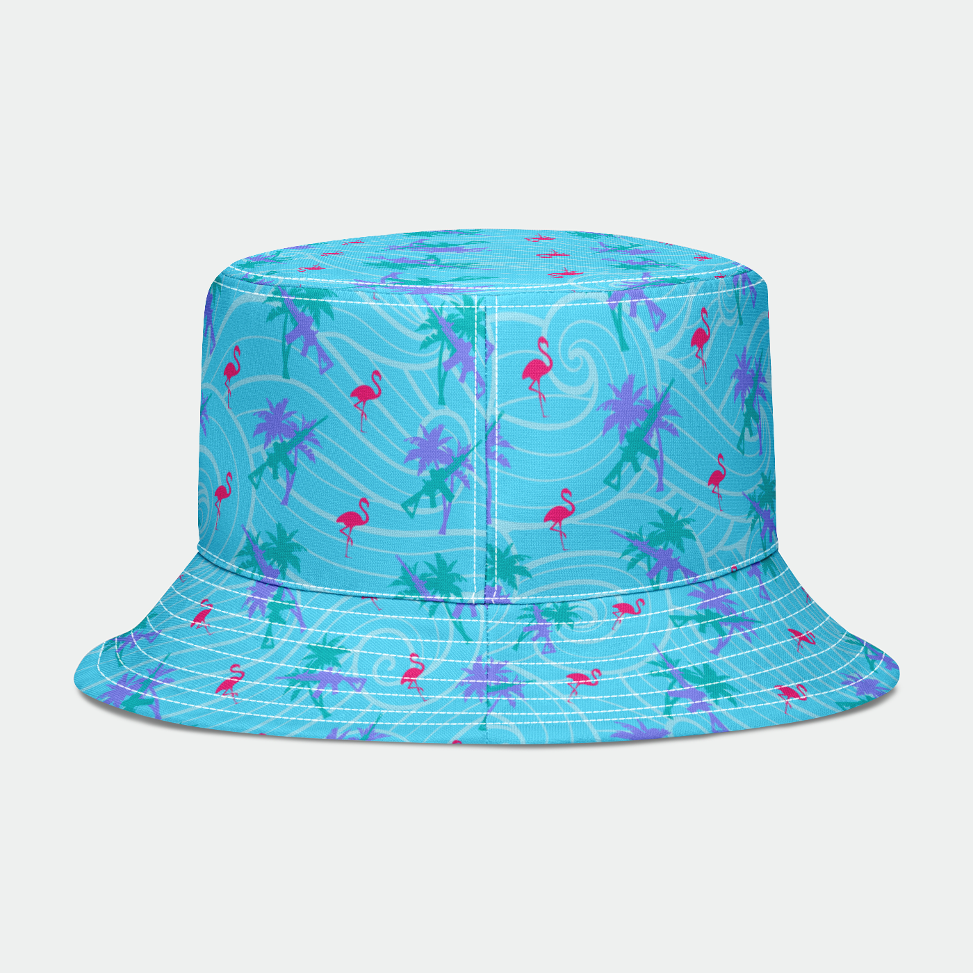 Tropical Tidal Wave Bucket Hat