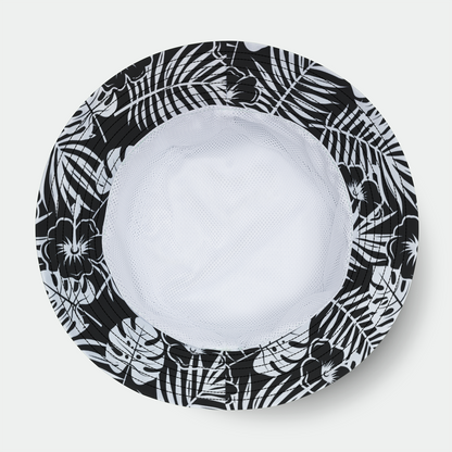 Rad Palm BLK WHT Bucket Hat