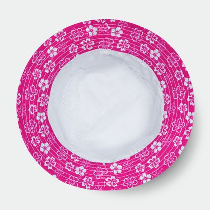 Rad Palm Blue Aloha Bucket Hat