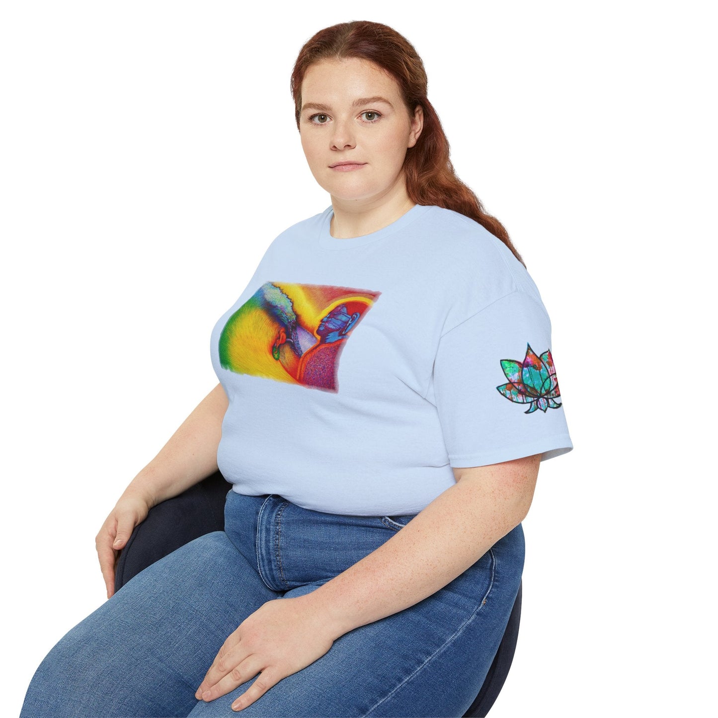 Surf is My Buddha Tablet Print Unisex Ultra Cotton Tee