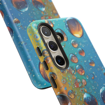 Colorful Water Droplets Tough Phone Case