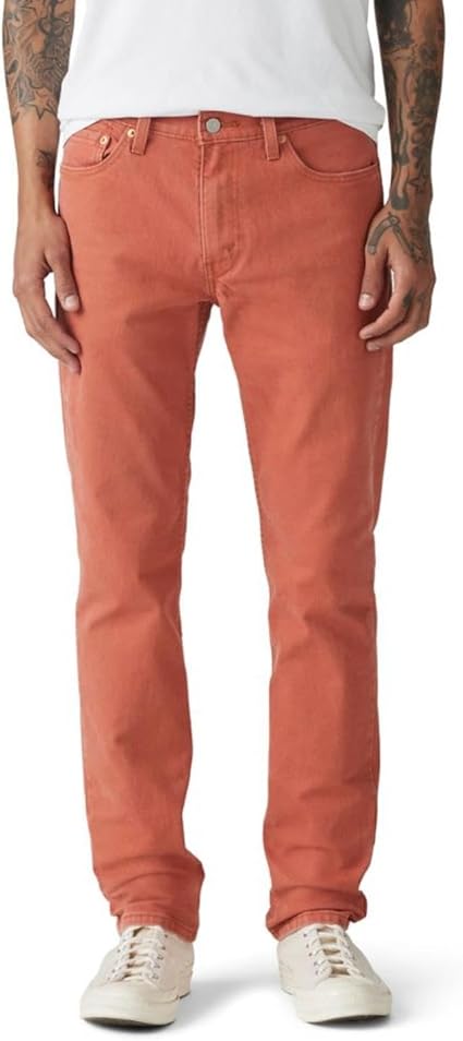 Levi's Men's 511 Slim Fit Jeans (Also Available in Big & Tall), (New) Etruscan Red Denim