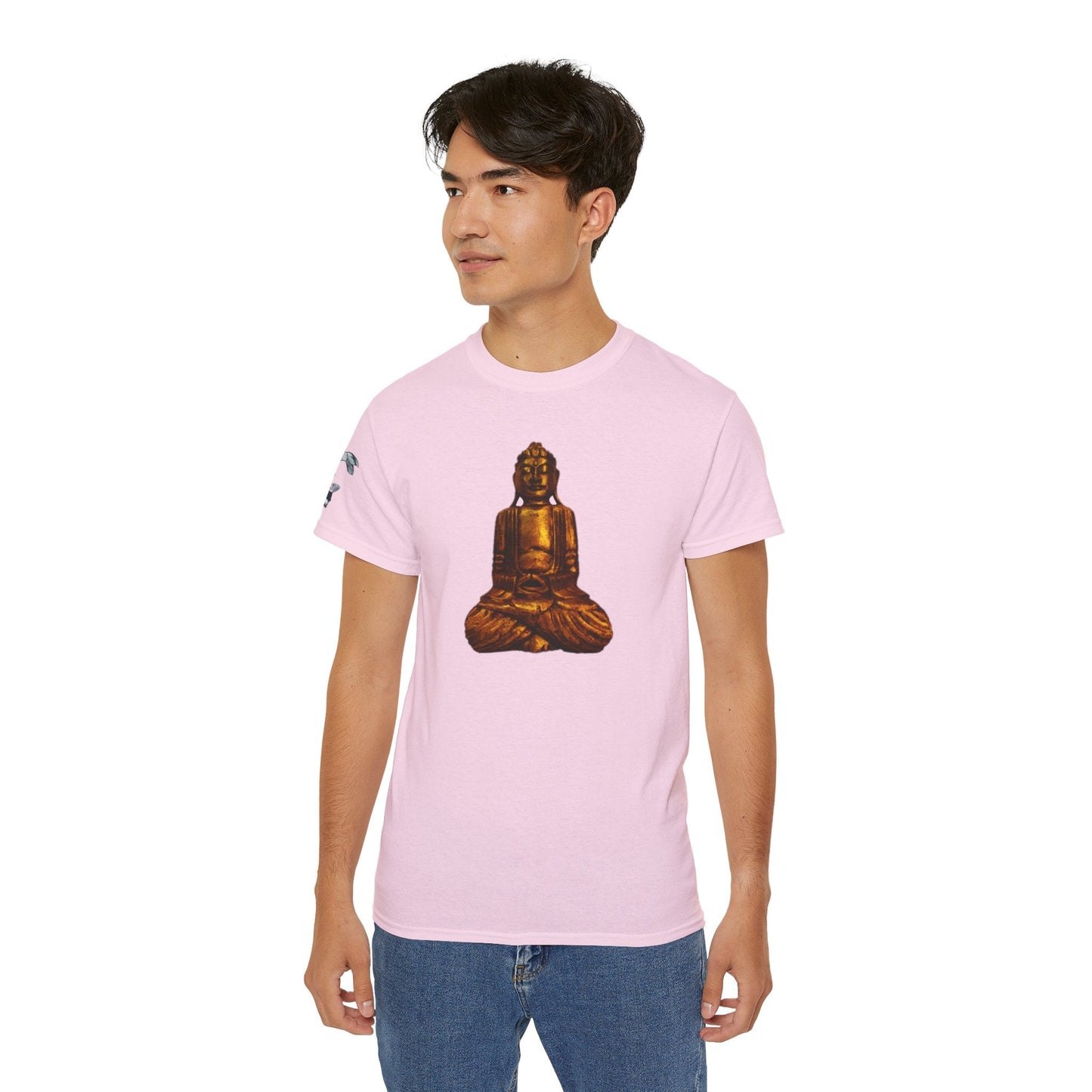 Fine Art Buddha Carving Print Unisex Ultra Cotton Tee