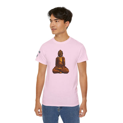 Fine Art Buddha Carving Print Unisex Ultra Cotton Tee