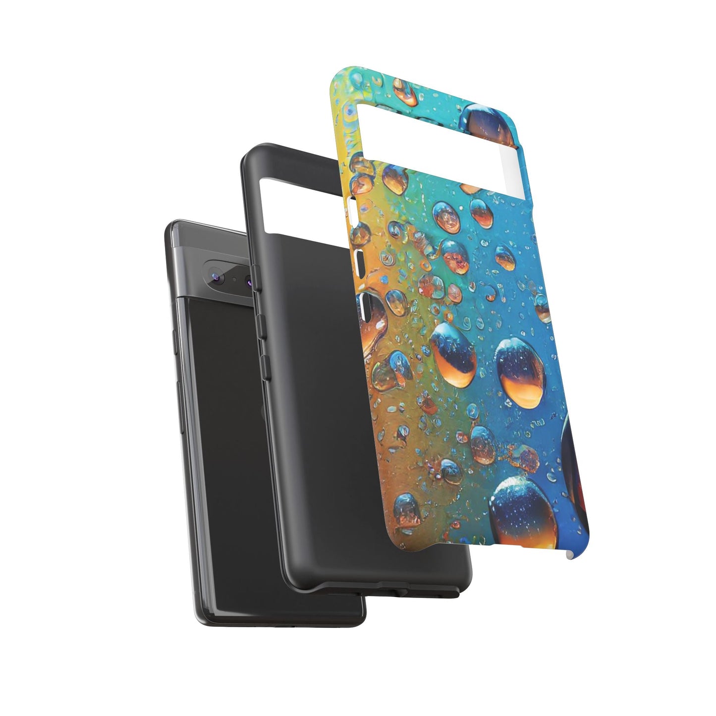 Colorful Water Droplets Tough Phone Case