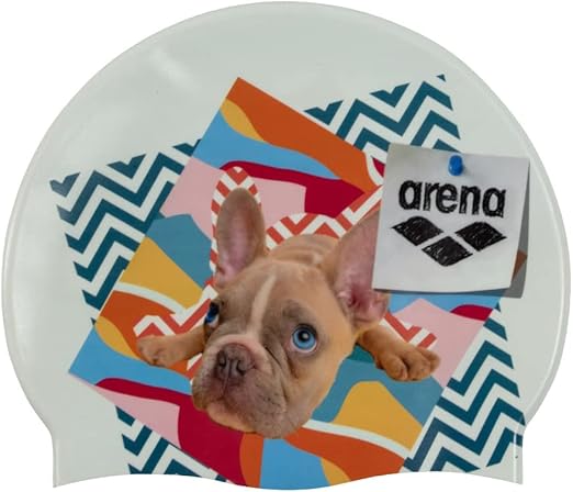 Arena HD Unisex Adult Elastic Silicone Swim Cap for Men and Women, Fitness Swimming Gear Soft and Stretchy Pool Bathing Cap