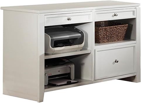 Parker House Boca 48" Transitional Wood Credenza in Cottage White