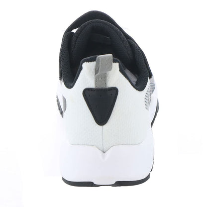 New Balance Kid's Rave Run V2 Hook & Loop Running Shoe, Black/White, 1 Little Kid