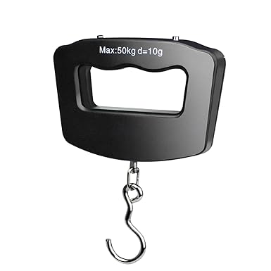 Luggage Scale Travel Digital, 110lb/50kg Luggage Weight Scale Portable Travel Scale, Smart Scale Battery Powered Suitcase Scale for Fishing Travel Post
