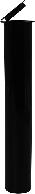 Child Resistant Black Tubes for Packaging, 500 Count