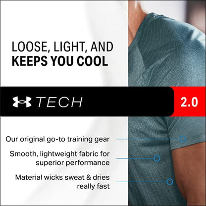 Under Armour Men's Tech 2.0 Long Sleeve T-Shirt , Black (001)/Graphite , X-Large