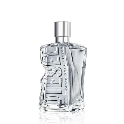 Diesel D Refillable Eau de Toilette Spray for Everyone _„_ Men and Women _„_ Ginger Extract, Denim Cotton Accord, Vanilla Bourbon Extract, Lavender Heart, 3.4 Fl. Oz.
