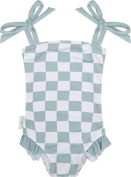 babygoal Baby Toddler Girl Swimsuit One Piece, Baby Ruffle Swimwear Summer Beach Bathing Suit 9M-6Y