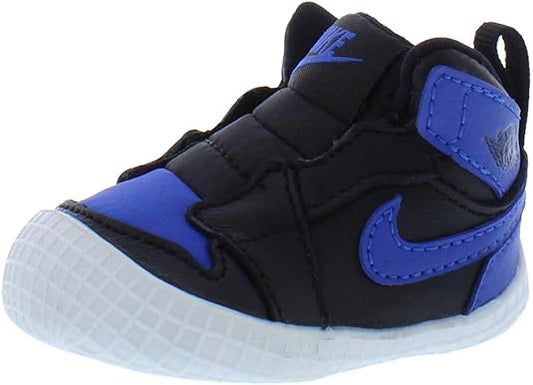 Nike Jordan 1 Crib Bootie Black/Blue AT3745-007