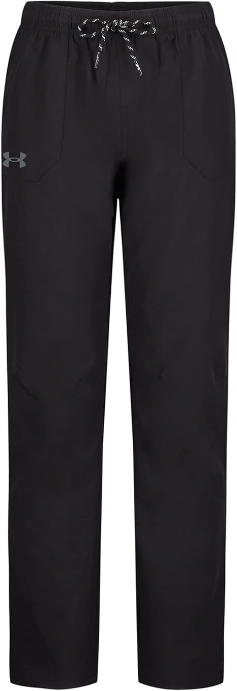 Under Armour Boys' Outdoor Woven Tech Pants, 4-Way Stretch Fabric & Drawstring Closure
