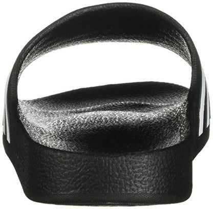 adidas Unisex Adilette Aqua Slides Sandal, Core Black/White/Core Black, 9 US Men