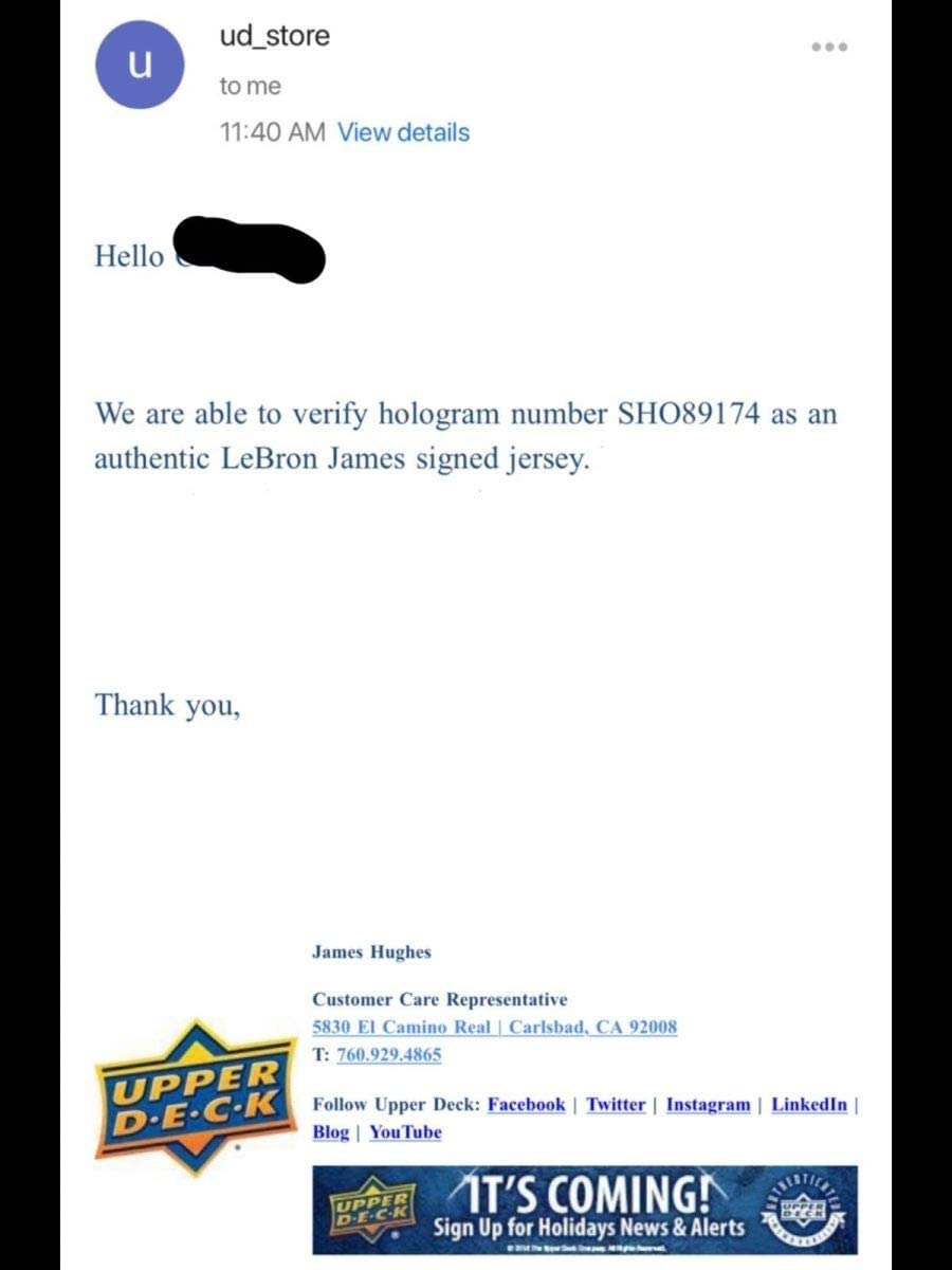 Autographed/Signed LeBron James Miami Heat Black Limited Edition Basketball Jersey Upper Deck UDA COA