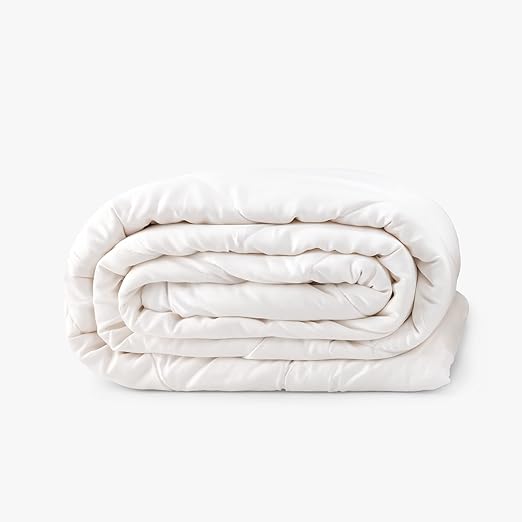 Cooling Comforter, Made from 100% Viscose Made from Bamboo, Organic Fluffy and Soft Down Alternative Duvet Insert (King/Lightweight)