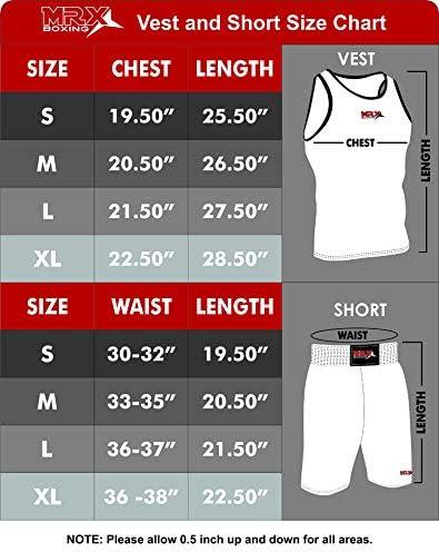 MRX Men's Boxing Uniform set for Training or Fighting Jersey & Shorts All Sizes - Triathlete Store