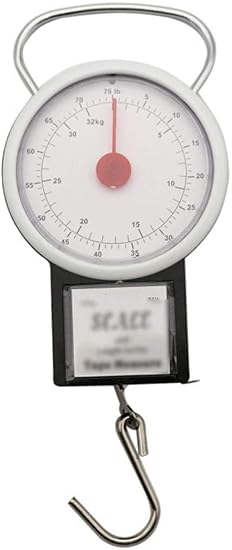 Pointer Type Luggage Scale Portable High Precision Shopping 32Kg Spring Balance Household, Travel, Electronic Scale