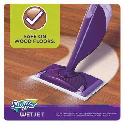 Swiffer WetJet System Refill Cloths, 11.3" x 5.4", White, 24 Refill Pads
