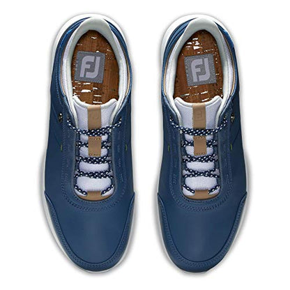 FootJoy Women's Stratos Previous Season Style Golf Shoe, Blue, 9