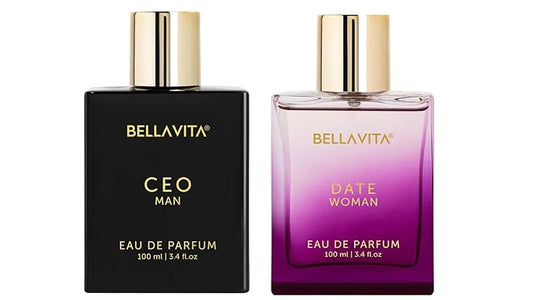 CEO Man & Date Eau de Parfum Duo (2 x 3.4 fl. oz.) | Men_Ñés and Women_Ñés Long-Lasting Perfumes | Citrus, Spicy & Floral Notes | Vegan & Cruelty-Free | Luxury Gift Set for All Occasions