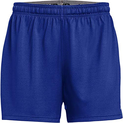 Under Armour Women's Squad Shorts , Royal Blue (400)/White , Small