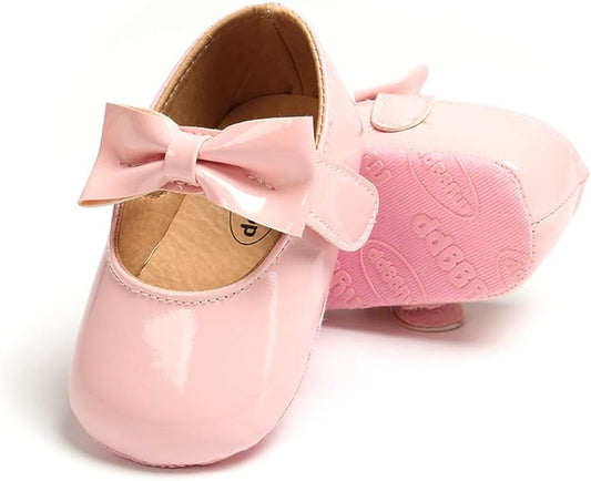 Baby Girl Moccasins Princess Sparkly Mary Jane Dresses Shoes Premium Lightweight Soft Sole Crib Shoes Toddler Shoes