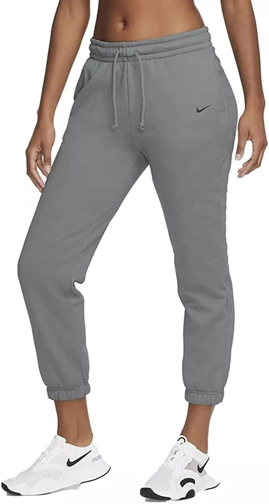 Nike Women's Therma All-Time Training Pants, Size L Grey