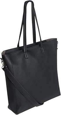 Big Messenger Shoulder Bag for Men ‰ÛÒ Vegan Leather Laptop Bag for Women Fits 16In Laptop ‰ÛÒ Crossbody Bag with Shoulder Strap Included ‰ÛÒ Black Crossbody Bag for Office, School