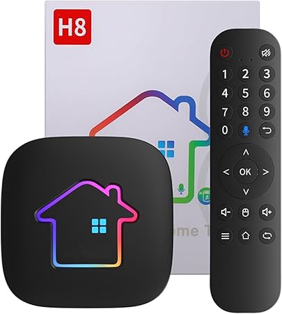 2025 H8 Brazil TV Voice Remote Control HDTV Brasil Tv Box New Version 2GRAM+16GROM 4K Ultra HD US.B2.0/3.0 WiFi 2.4/5G Bluetooth 5.0